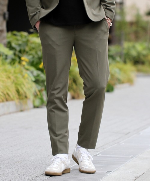 EDIFICE（エディフィス）の「ストレッチギャバ テーパードパンツ（その他パンツ・メンズ・ブラック/ブラウン系その他/カーキ/ブルー系その他・SMALL/MEDIUM/LARGE/X-LARGE）」の9枚目の写真