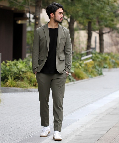 EDIFICE（エディフィス）の「ストレッチギャバ テーパードパンツ（その他パンツ・メンズ・ブラック/ブラウン系その他/カーキ/ブルー系その他・SMALL/MEDIUM/LARGE/X-LARGE）」の15枚目の写真