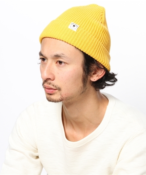 BEAMS(ビームス)の「○BEAMS / SL アクリル ワッチキャップ(ニットキャップ/ビーニー・メンズ・オレンジ/イエロー/ブルー系その他/ネイビー・ONE SIZE)」の5枚目の写真