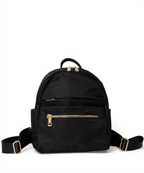 VitaFelice（ヴィータフェリーチェ）の「10ポケットナイロンミニリュック（バックパック/リュック・レディース・グレー/ブラック/モカ・FREE）」の4枚目の写真