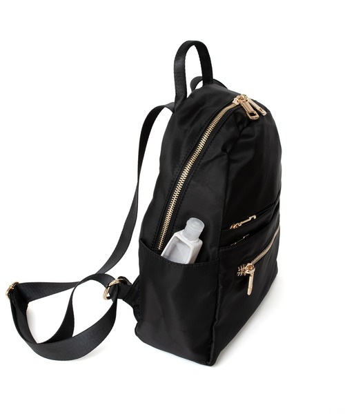 VitaFelice（ヴィータフェリーチェ）の「10ポケットナイロンミニリュック（バックパック/リュック・レディース・グレー/ブラック/モカ・FREE）」の10枚目の写真