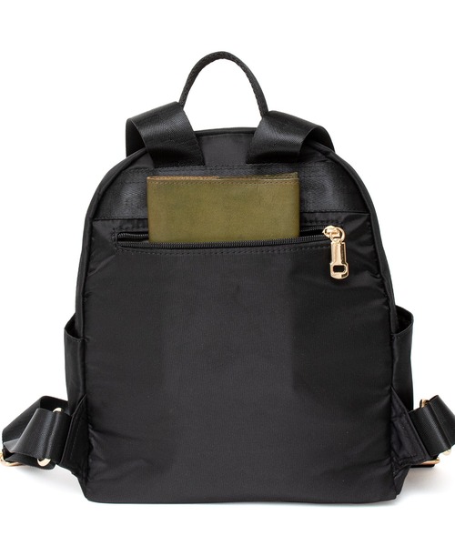 VitaFelice（ヴィータフェリーチェ）の「10ポケットナイロンミニリュック（バックパック/リュック・レディース・グレー/ブラック/モカ・FREE）」の14枚目の写真