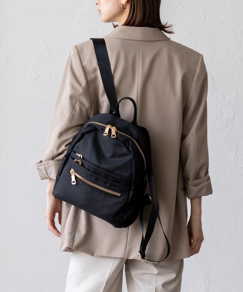 セール】10ポケットナイロンミニリュック（バックパック/リュック