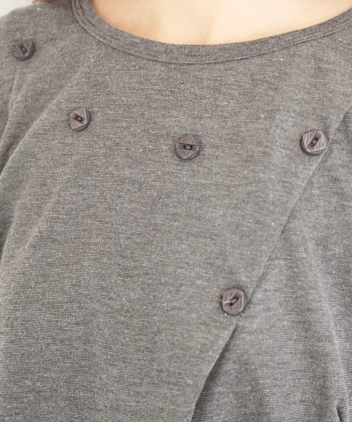 Amulet（アミュレット）の「コクーンシルエットワンピース（ワンピース・レディース・グリーン/ブラウン/グレー/ブラック・M/L/XL）」の6枚目の写真