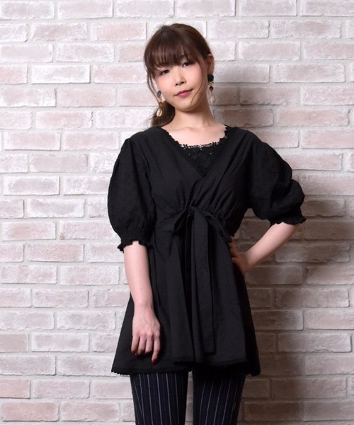 axes femme（アクシーズファム）の「後ろレースアップチュニック