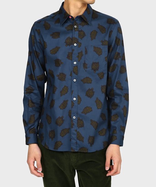 612pn シャツ ブラウス Paul Smith ポールスミス のファッション プリントシャツ プリントシャツ Tortoise Paul