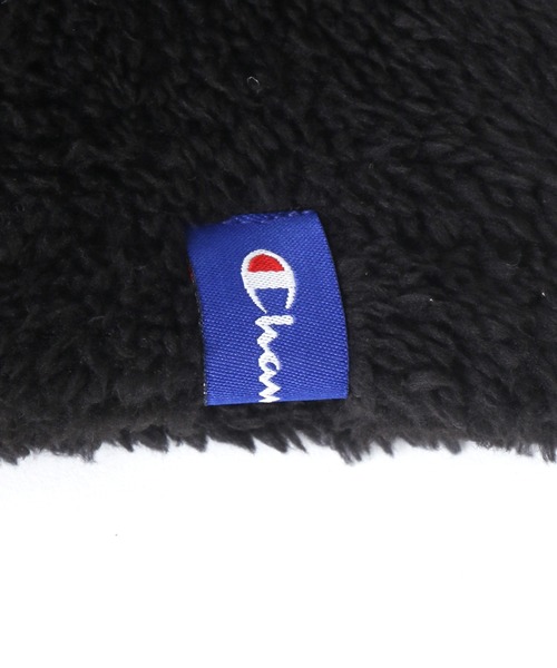 Champion(チャンピオン)の「Champion/チャンピオン ロゴ ワンポイント刺繍 ボアフリース ネックウォーマー/マフラー/レディース メンズ(ネックウォーマー/スヌード・メンズ・ブラック/ネイビー・FREE)」の10枚目の写真