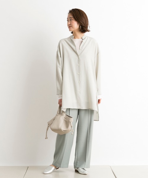 DouDou（ドゥドゥ）の「バックリボンブラウス（シャツ/ブラウス・レディース・オフホワイト/ミント/ピンク・FREE）」の9枚目の写真