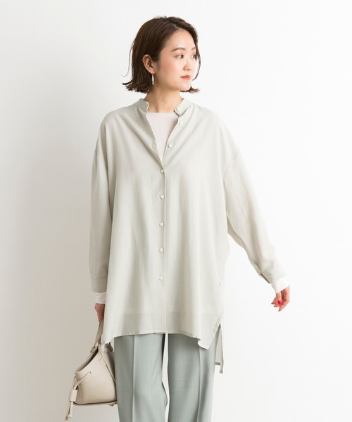 DouDou（ドゥドゥ）の「バックリボンブラウス（シャツ/ブラウス・レディース・オフホワイト/ミント/ピンク・FREE）」の10枚目の写真