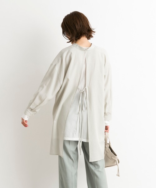 DouDou（ドゥドゥ）の「バックリボンブラウス（シャツ/ブラウス・レディース・オフホワイト/ミント/ピンク・FREE）」の11枚目の写真