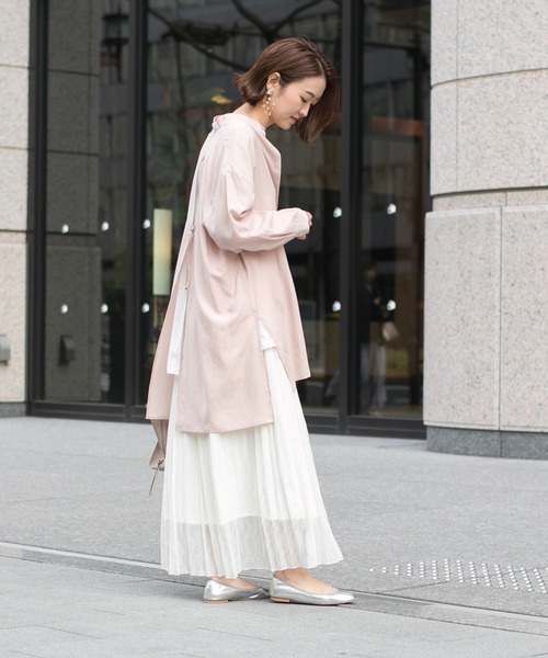 DouDou（ドゥドゥ）の「バックリボンブラウス（シャツ/ブラウス・レディース・オフホワイト/ミント/ピンク・FREE）」の22枚目の写真