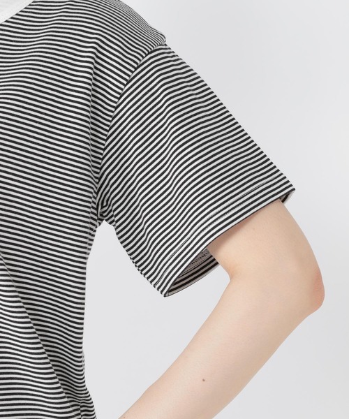 studio CLIP（スタディオクリップ）の「オーガニックコットンアソートTシャツ（Tシャツ/カットソー・レディース・オフホワイト/グリーン/ベージュ/ブラック/ブラウン・LARGE/MEDIUM）」の13枚目の写真