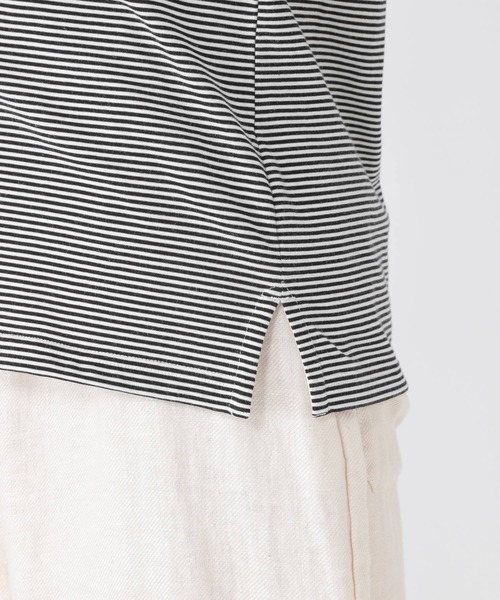 studio CLIP（スタディオクリップ）の「オーガニックコットンアソートTシャツ（Tシャツ/カットソー・レディース・オフホワイト/グリーン/ベージュ/ブラック/ブラウン・LARGE/MEDIUM）」の12枚目の写真