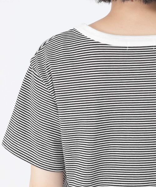 studio CLIP（スタディオクリップ）の「オーガニックコットンアソートTシャツ（Tシャツ/カットソー・レディース・オフホワイト/グリーン/ベージュ/ブラック/ブラウン・LARGE/MEDIUM）」の11枚目の写真