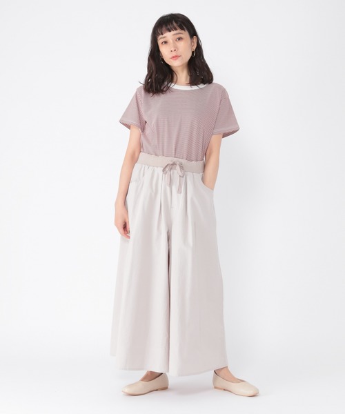 studio CLIP（スタディオクリップ）の「オーガニックコットンアソートTシャツ（Tシャツ/カットソー・レディース・オフホワイト/グリーン/ベージュ/ブラック/ブラウン・LARGE/MEDIUM）」の19枚目の写真