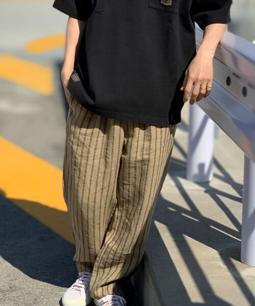 GLOSTER（グロスター）の「【WEB限定カラーあり】【SUNDAY TOOLS WEAR BY FREDYMAC シェフパンツ（その他パンツ・メンズ・ブルー系その他/ベージュ系その他/ブラウン系その他/ブラック系その他/オリーブ/グレイッシュブルー・L/M）」の21枚目の写真