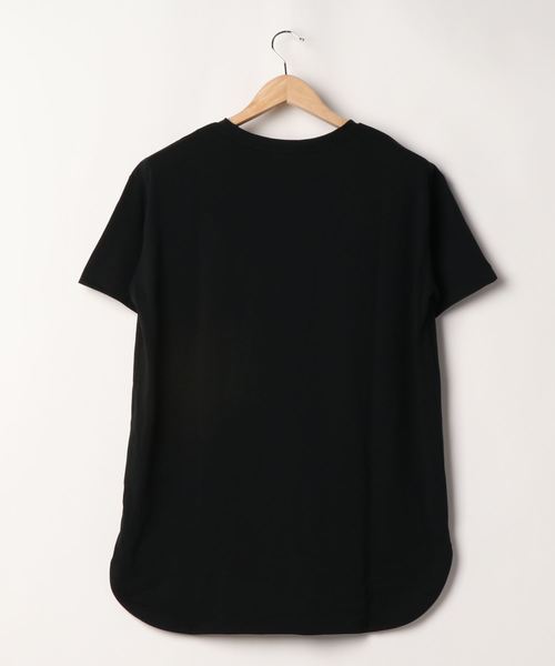 LOWRYS FARM（ローリーズファーム）の「アソートラウンドヘムTEE 887997（Tシャツ/カットソー・レディース・ブラック/アイボリー/ブラック系その他/オフホワイト・FREE）」の5枚目の写真