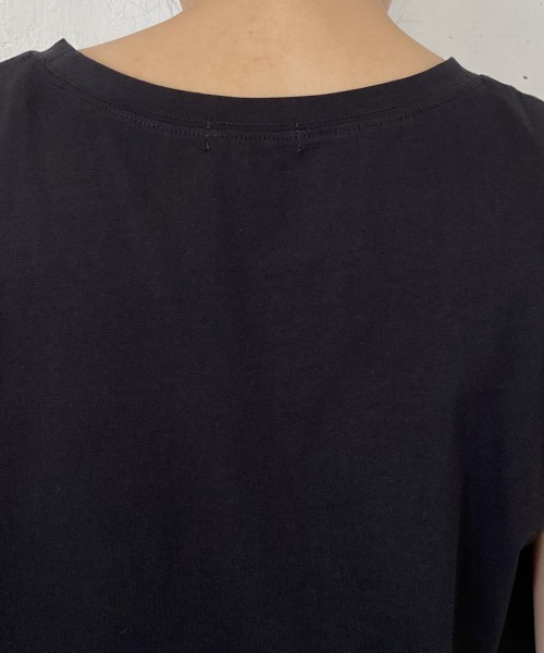 LOWRYS FARM（ローリーズファーム）の「アソートラウンドヘムTEE 887997（Tシャツ/カットソー・レディース・ブラック/アイボリー/ブラック系その他/オフホワイト・FREE）」の20枚目の写真