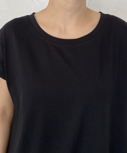 LOWRYS FARM（ローリーズファーム）の「アソートラウンドヘムTEE 887997（Tシャツ/カットソー・レディース・ブラック/アイボリー/ブラック系その他/オフホワイト・FREE）」の19枚目の写真