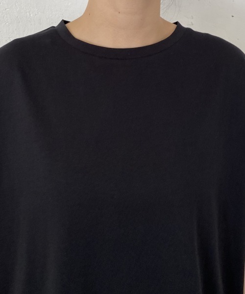 LOWRYS FARM（ローリーズファーム）の「アソートラウンドヘムTEE 887997（Tシャツ/カットソー・レディース・ブラック/アイボリー/ブラック系その他/オフホワイト・FREE）」の13枚目の写真