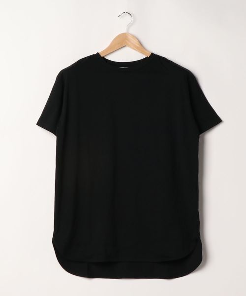 LOWRYS FARM（ローリーズファーム）の「アソートラウンドヘムTEE 887997（Tシャツ/カットソー・レディース・ブラック/アイボリー/ブラック系その他/オフホワイト・FREE）」の9枚目の写真