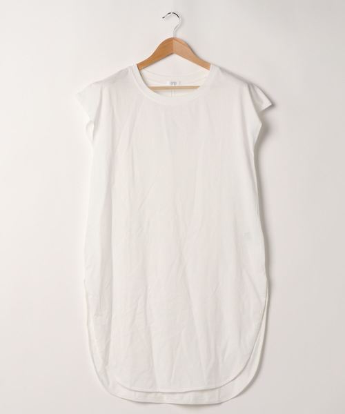 LOWRYS FARM（ローリーズファーム）の「アソートラウンドヘムTEE 887997（Tシャツ/カットソー・レディース・ブラック/アイボリー/ブラック系その他/オフホワイト・FREE）」の8枚目の写真