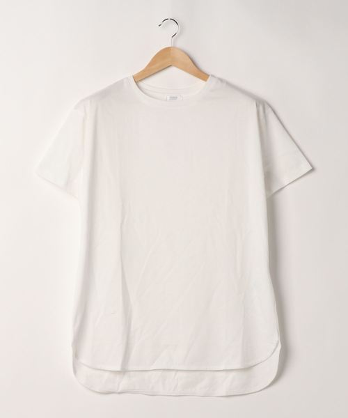 LOWRYS FARM（ローリーズファーム）の「アソートラウンドヘムTEE 887997（Tシャツ/カットソー・レディース・ブラック/アイボリー/ブラック系その他/オフホワイト・FREE）」の7枚目の写真