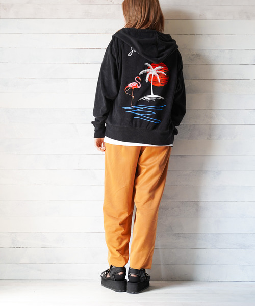Bling Leads（ブリングリーズ）の「パイル　 プリントシップパーカー（パーカー・レディース・ネイビー/ブラック・MEDIUM/LARGE）」の15枚目の写真