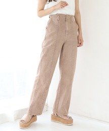 one after another NICE CLAUP | 硫化ハイウエストパンツ(デニムパンツ)