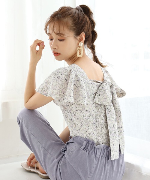 one after another NICE CLAUP（ワンアフターアナザーナイスクラップ）の「硫化ハイウエストパンツ（デニムパンツ・レディース・ピンクベージュ/パープル/アイボリー/ネイビー・SMALL/MEDIUM）」の12枚目の写真