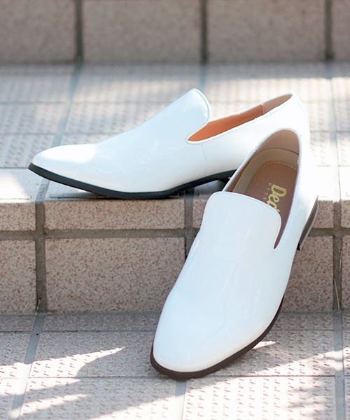 Dedes(デデス)の「Dedes /ベーシックデザイン オペラシューズ スリッポン シンプル ローファー風 通年対応 メンズシューズ (5200)(スリッポン・メンズ・ブラック系その他/ブラック/ホワイト・44/43/42/41/40)」の1枚目の写真