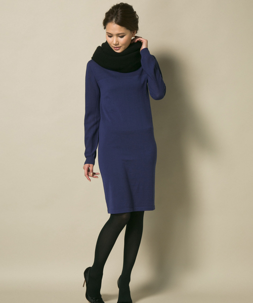 JOSEPH（ジョセフ）の「カシミヤショール CASHMERE SHAWL ストール マフラー（マフラー・レディース・ライトグレー系/ブラック系/ダークグリーン系/ネイビー系7/アイボリー系・F）」の12枚目の写真