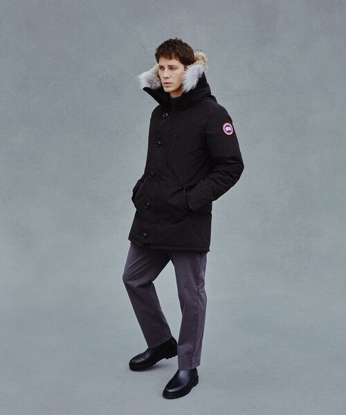 CANADA GOOSE(カナダグース)の「<CANADA GOOSE(カナダグース)> JASPER PARKA/ジャスパー □□(ダウンジャケット/コート・メンズ・ネイビー/ブラック/ベージュ・X-SMALL/MEDIUM/SMALL/LARGE/X-LARGE)」の16枚目の写真