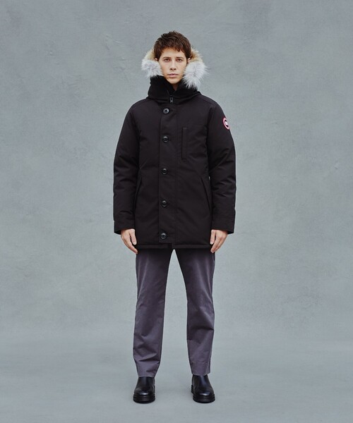CANADA GOOSE(カナダグース)の「<CANADA GOOSE(カナダグース)> JASPER PARKA/ジャスパー □□(ダウンジャケット/コート・メンズ・ネイビー/ブラック/ベージュ・X-SMALL/MEDIUM/SMALL/LARGE/X-LARGE)」の13枚目の写真