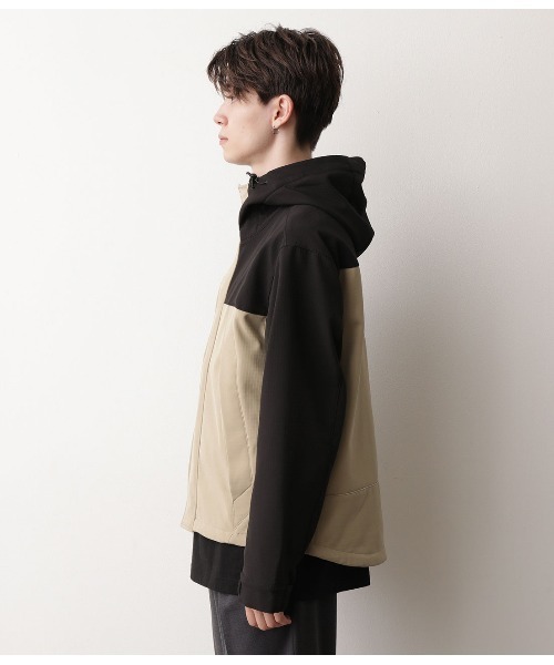 JUNRED(ジュンレッド)の「ソフトシェルマウンテンパーカー(マウンテンパーカー・メンズ・ブラック/ベージュ/カーキ/ネイビー・M/L/LL)」の21枚目の写真
