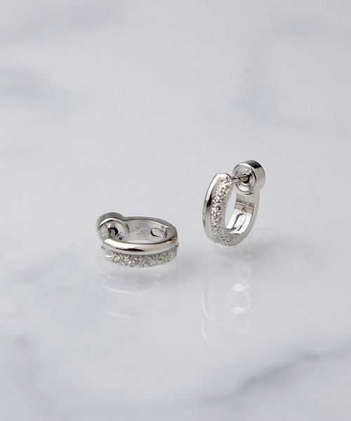 petitcro（プティクロ）の「＊petitcro＊クロッシング　ミニフープピアス（ピアス（両耳用）・レディース・その他6/その他7/その他8/その他1/その他2/その他3/その他4/その他5/その他10/その他9・ONE SIZE）」の8枚目の写真