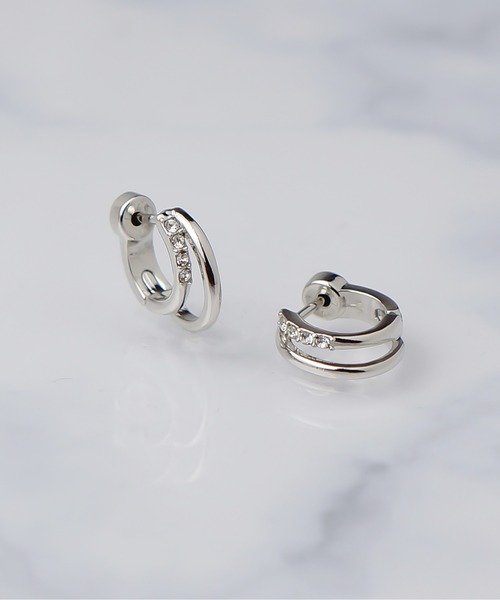 petitcro（プティクロ）の「＊petitcro＊クロッシング　ミニフープピアス（ピアス（両耳用）・レディース・その他6/その他7/その他8/その他1/その他2/その他3/その他4/その他5/その他10/その他9・ONE SIZE）」の13枚目の写真