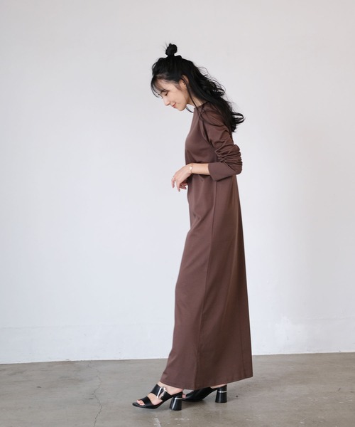 AKTE（アクテ）の「カットソーロングドレス（ワンピース）」 - WEAR