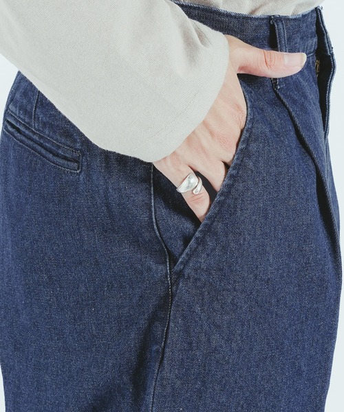epnok(エプノック)の「センタープレスワイドデニム(その他パンツ・メンズ・ブラック/サックスブルー/インディゴブルー・MEDIUM/LARGE)」の18枚目の写真