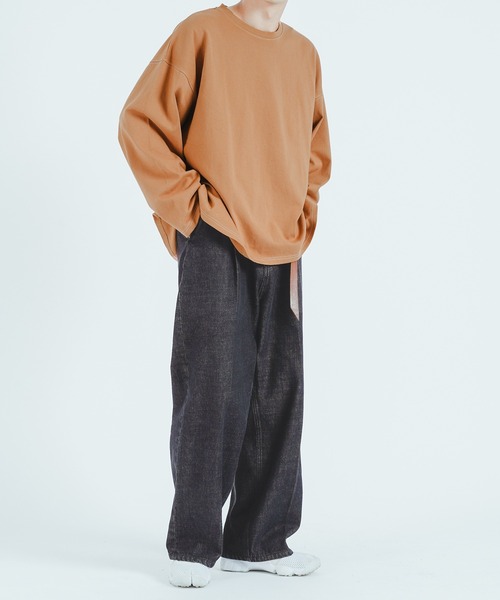 epnok(エプノック)の「センタープレスワイドデニム(その他パンツ・メンズ・ブラック/サックスブルー/インディゴブルー・MEDIUM/LARGE)」の8枚目の写真