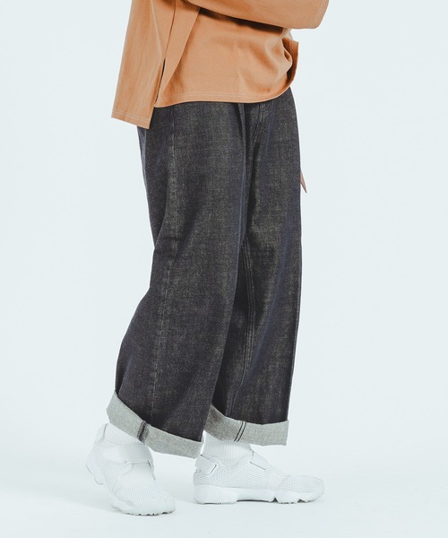 epnok(エプノック)の「センタープレスワイドデニム(その他パンツ・メンズ・ブラック/サックスブルー/インディゴブルー・MEDIUM/LARGE)」の13枚目の写真