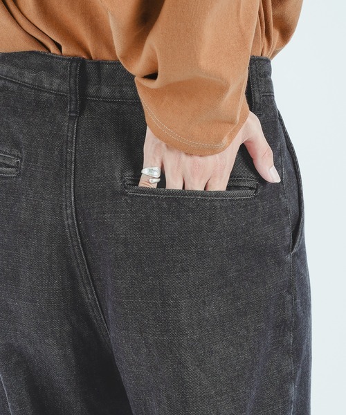 epnok(エプノック)の「センタープレスワイドデニム(その他パンツ・メンズ・ブラック/サックスブルー/インディゴブルー・MEDIUM/LARGE)」の20枚目の写真