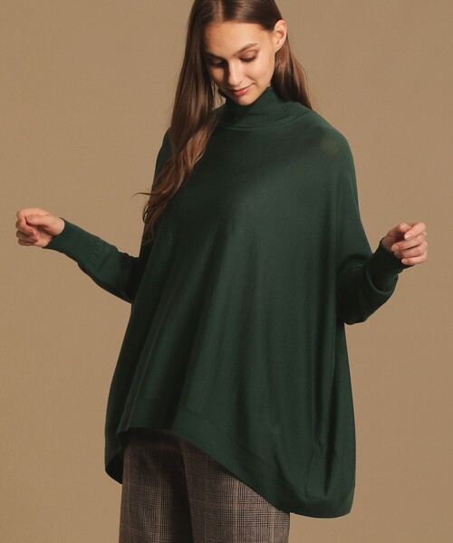 マッキントッシュロンドン　高級ウール入りニットセーター59,400円　紺LL厚手 マッキントッシュロンドン 高級ウール入りニットセーター 59,400