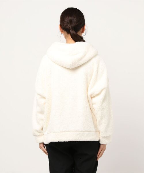 DING（ディング）の「DING/ボアパーカー（パーカー・レディース・ブラック/ブラウン/オフホワイト・FREE）」の4枚目の写真