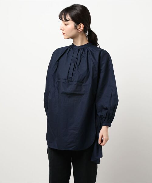 AMERICAN HOLIC(アメリカンホリック)の「イージーケアラウンドギャザーチュニック *(Tシャツ/カットソー・レディース・ストライプ/イエロー/アイボリー/ネイビー・FREE)」の12枚目の写真