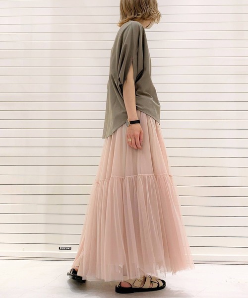 Q（キュー）の「アムンゼン変形Tシャツ（Tシャツ/カットソー・レディース・ホワイト/オリーブ/ブラック・MEDIUM）」の8枚目の写真