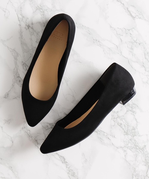 ABC-MART(エービーシーマート)の「ABC SELECT エービーシーセレクト POINTED PPS 2 ポンテッドパンプス 2 W5003 S/BLACK(パンプス・レディース・ブラック・22.5cm/24.5cm/23.0cm/23.5cm/25.0cm/24.0cm)」の1枚目の写真