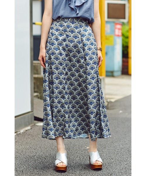 セール 幾何学プリントロングスカート スカート Rose Bud ローズバッド のファッション通販 Zozotown