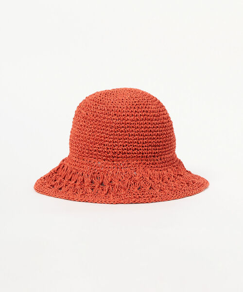 Ray BEAMS（レイビームス）の「Ray BEAMS / チューリップ ハット（ハット・レディース・ナチュラル/オレンジ・ONE SIZE）」の11枚目の写真