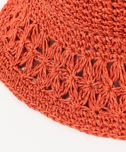 Ray BEAMS（レイビームス）の「Ray BEAMS / チューリップ ハット（ハット・レディース・ナチュラル/オレンジ・ONE SIZE）」の12枚目の写真